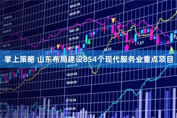 掌上策略 山东布局建设854个现代服务业重点项目