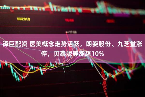 泽巨配资 医美概念走势活跃，朗姿股份、九芝堂涨停，贝泰妮等涨超10%