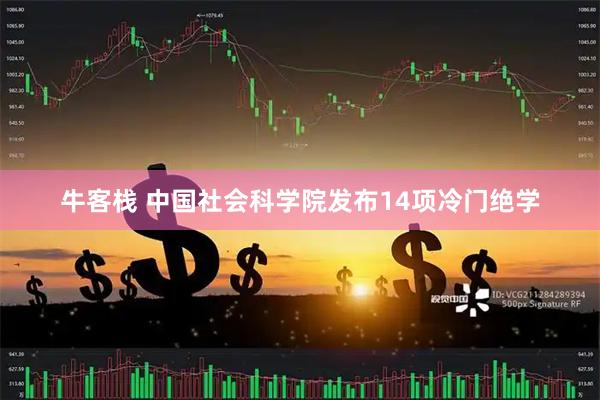 牛客栈 中国社会科学院发布14项冷门绝学