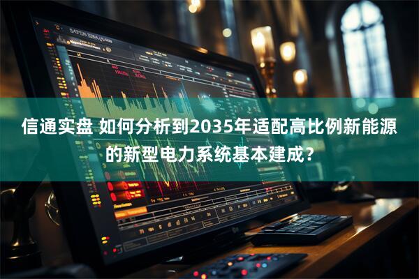 信通实盘 如何分析到2035年适配高比例新能源的新型电力系统基本建成?